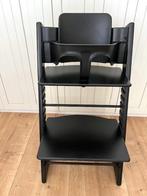 stokke tripp trapp origineel zwart trip trap nieuw model, Kinderen en Baby's, Kinderstoelen, Ophalen, Zo goed als nieuw, Meegroeistoel