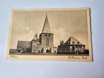oude ansichtkaart Tilburg St. Theresia kerk, Verzamelen, Ophalen of Verzenden, 1940 tot 1960, Gelopen, Noord-Brabant