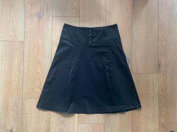 H&M leuke zwarte midi rok maat 38 beschikbaar voor biedingen
