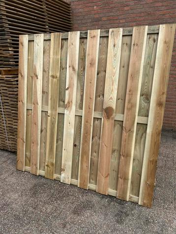 Tuinscherm geïmpregneerd grenen 180x180 15pl nieuw! beschikbaar voor biedingen