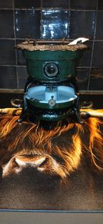 1 pits Oliestel / Petroleumstel - Gietijzer, Ophalen of Verzenden