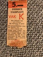 OUD TICKET FC TWENTE VAK K DIEKMAN STADION, Ophalen of Verzenden, Zo goed als nieuw, F.C. Twente, Overige typen