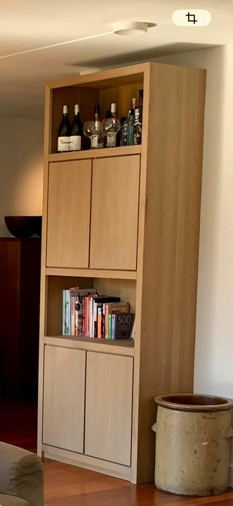 Keijser & co Boekenkast Unit met deuren en planken, Huis en Inrichting, Kasten | Boekenkasten, Gebruikt, 100 tot 150 cm, 200 cm of meer