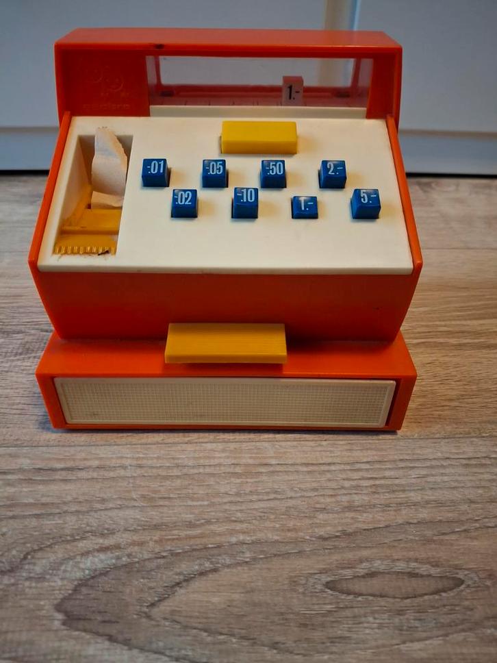 Vintage Speelgoed Kassa van Geobra, Kinderen en Baby's, Speelgoed | Overig, Gebruikt, Jongen of Meisje, Ophalen of Verzenden