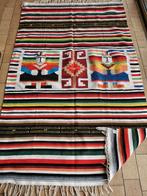 Vintage Mexicaanse kelim/tapijt/vloerkleed wol, Ophalen of Verzenden, Rechthoekig, 200 cm of meer, 100 tot 150 cm