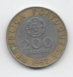 Portugal 200 escudos 1992 KM# 655, Verzenden, Overige landen, Losse munt
