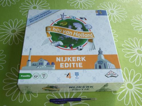 Nieuw in seal: Ik hou van Holland - Nijkerk editie, Hobby en Vrije tijd, Gezelschapsspellen | Bordspellen, Nieuw, Een of twee spelers