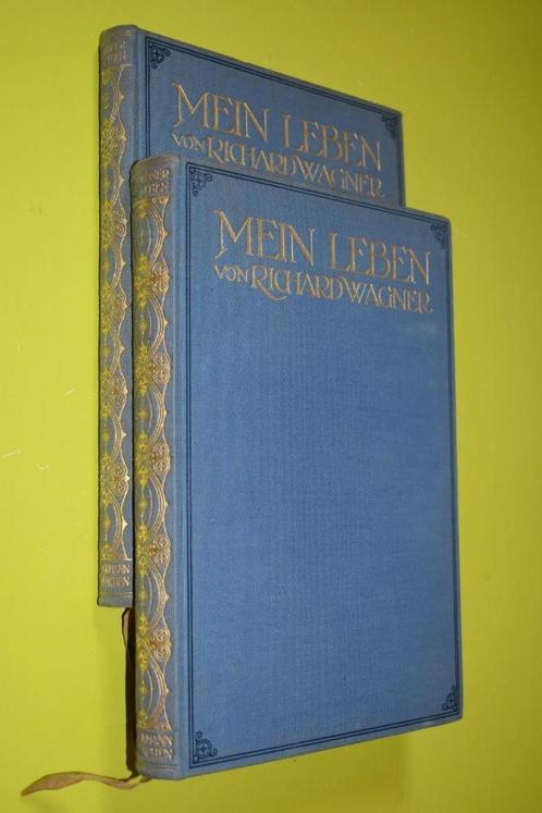 Mein Leben von Richard Wagner deel 1 en 2 (1911-, Boeken, Biografieën, Gelezen, Kunst en Cultuur, Ophalen of Verzenden