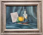 Walter Leclair (1954) - Stilleven met apothekersfles, Antiek en Kunst, Kunst | Schilderijen | Klassiek, Ophalen of Verzenden
