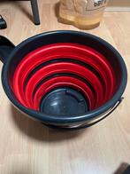 Handige opvouwbare emmer, Huis en Inrichting, Emmers, Ophalen of Verzenden, Gebruikt, Kunststof, Met handgreep