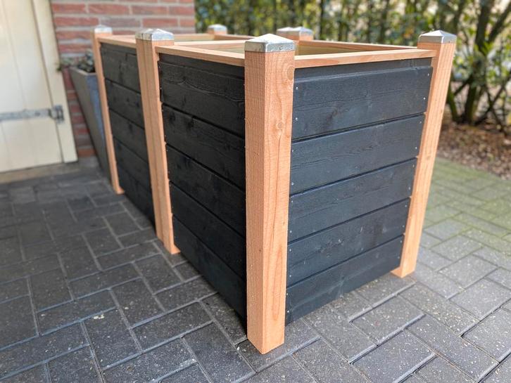 GROTE HOUTEN BLOEMBAKKEN BOOMBAK PLANTENBAK met DOUGLAS, Tuin en Terras, Bloembakken en Plantenbakken, Nieuw, Hout, Balkon, Tuin