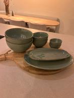 Dille & Kamille Servies Groen Glazuur + Borrelplank, Ophalen of Verzenden