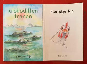 2x Ditte van Dijk - Krokodillen Tranen / Florretje Kip beschikbaar voor biedingen