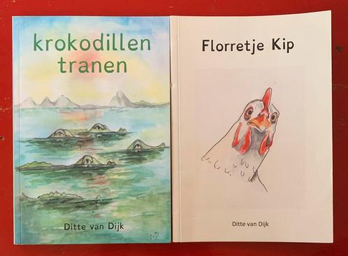 2x Ditte van Dijk - Krokodillen Tranen / Florretje Kip, Boeken, Kinderboeken | Jeugd | onder 10 jaar, Gelezen, Fictie algemeen