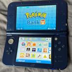New Nintendo 3DS XL IPS Scherm Tomodachi Life, Pokemon Bank, Blauw, 3DS XL, Ophalen of Verzenden, Gebruikt