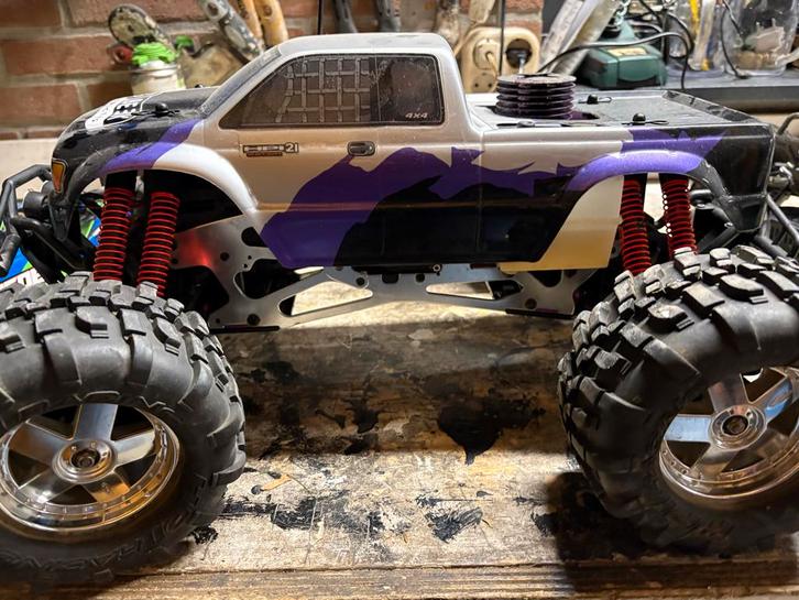 HPI Savage 21 Nitro RC Auto, Hobby en Vrije tijd, Modelbouw | Auto's en Voertuigen, Gebruikt, Auto, Groter dan 1:32, Overige merken