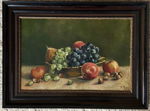 Nelly Koch - Moser (1899-1982) stilleven met fruit, Antiek en Kunst, Kunst | Schilderijen | Klassiek, Ophalen of Verzenden