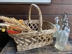 Brocante grote rotan ( pluk) mand, Ophalen, Gebruikt, Mand, Riet