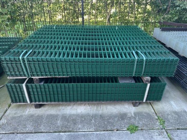 30 x Dubbelstaafs hekwerken 163/200cm €840,-, Tuin en Terras, Gaas en Draad, Nieuw, Gaas, 20 meter of meer, Ophalen