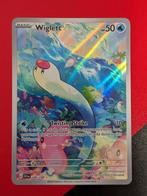 Pokémon kaart (Full Art) - Wiglett [Scarlet & Violet] EN, Ophalen of Verzenden, Zo goed als nieuw, Losse kaart, Foil