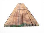 12 hardhouten palen 75x75 mm 5.00 meter lang - nr: HB56, Tuin en Terras, Palen, Balken en Planken, Ophalen, Palen, Nieuw, Hardhout