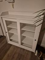 Hauga Vitrinekast, Huis en Inrichting, Ophalen, 100 tot 150 cm, 100 tot 150 cm, Zo goed als nieuw