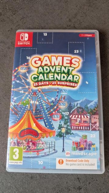 Switch Games Advent Calendar code in box  beschikbaar voor biedingen