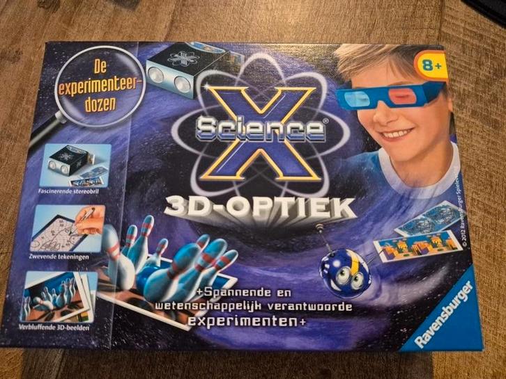Science X 3D-Optiek Experimenteerdoos, Kinderen en Baby's, Speelgoed | Educatief en Creatief, Zo goed als nieuw, Ontdekken, Met licht