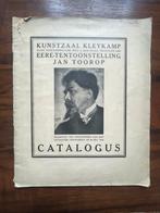 Jan toorop kleykamp 1918, Verzenden, Zo goed als nieuw, Schilder- en Tekenkunst