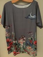 Losvallende blouse/tuniek maat Xl, Nieuw, Grijs, Ophalen of Verzenden, Maat 46/48 (XL) of groter
