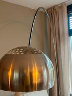 Elegante Booglamp met Marmeren Voet, Huis en Inrichting, Lampen | Vloerlampen, Ophalen of Verzenden, Gebruikt, Metaal, 150 tot 200 cm