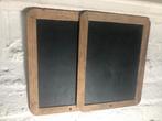2 oude leitjes schoolbordjes, Antiek en Kunst, Curiosa en Brocante, Ophalen of Verzenden