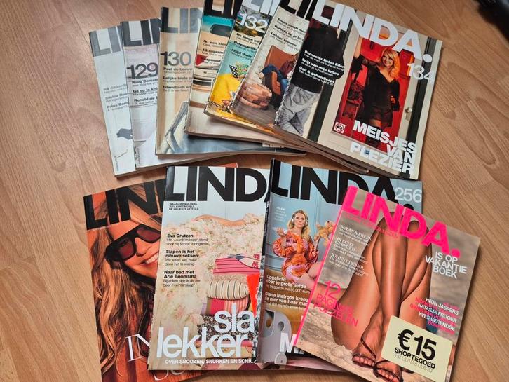 Grote stapel Linda's, vakantieboek en gratis mini magazine, Boeken, Tijdschriften en Kranten, Zo goed als nieuw, Glossy, Ophalen of Verzenden