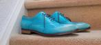 City Angels WALK IN PEACE John Fluevog leer mt 10/44, Ophalen, Blauw, Overige typen, JOHN FLUEVOG