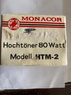 vintage monacor HTM2 en 3 andere, Overige merken, Overige typen, Ophalen of Verzenden, Zo goed als nieuw