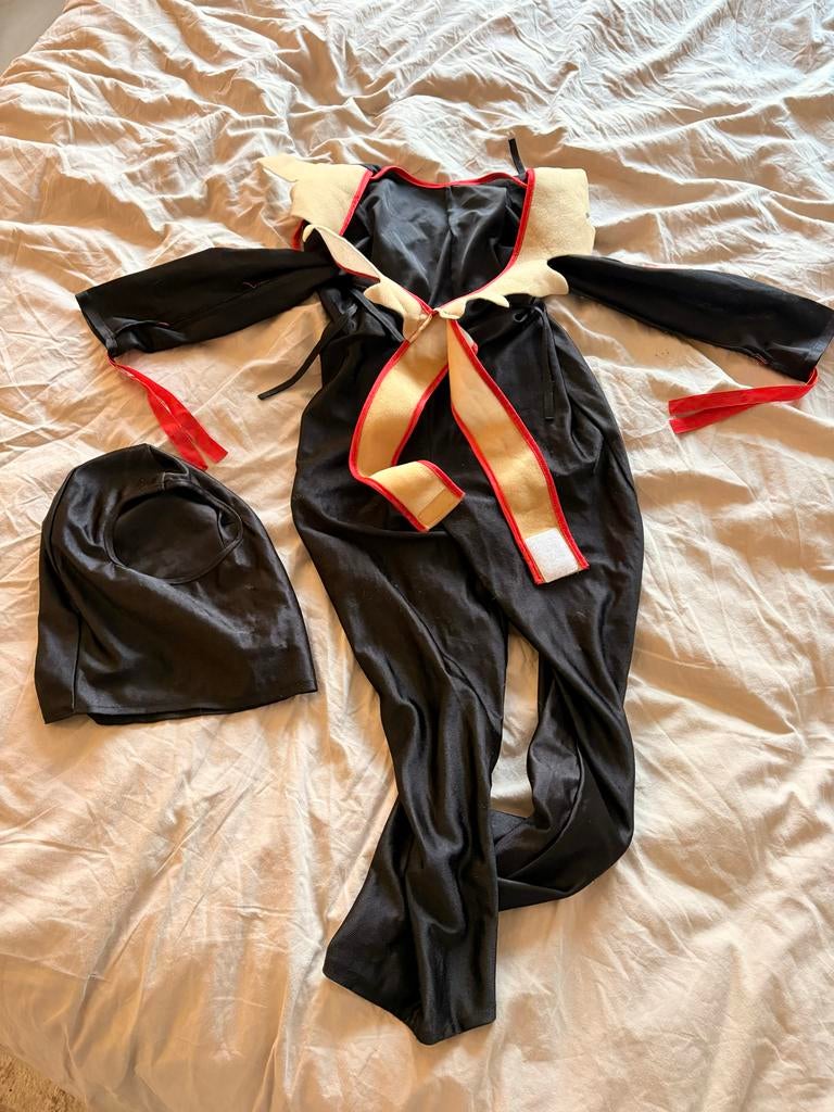 Ninjapak Carnaval Maat 116-122, Ophalen of Verzenden, Zo goed als nieuw, Carnaval, Kleding