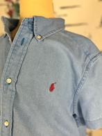 Ralph Lauren linnen overhemd korte mouw maat 7, Jongen, Ralph Lauren, Ophalen of Verzenden, Zo goed als nieuw