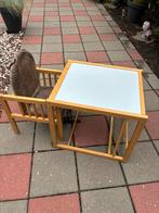 Kinderstoel met leren bekleding, Kinderen en Baby's, Ophalen, Gebruikt