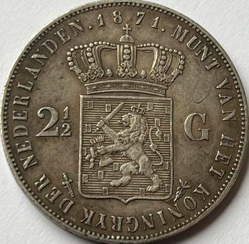 Nette rijksdaalder 1871 beschikbaar voor biedingen