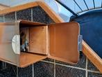 Brabantia ontbijtkoek trommel geflamtbruin 32x10x14cm, Antiek en Kunst, Ophalen of Verzenden
