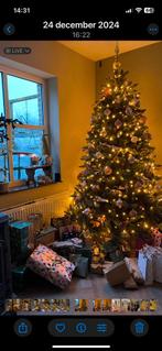 Mooie kwalitatieve en realistisch uitziende kunst kerstboom, Ophalen of Verzenden, Zo goed als nieuw