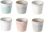 Costa Nova servies lungo koffiekopjes set van 6 NIEUW, Nieuw, Ophalen of Verzenden, Overige stijlen, Kop(pen) en/of Schotel(s)