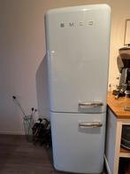 Lichtblauwe Smeg koelkast, Witgoed en Apparatuur, Ophalen, 200 liter of meer, 160 cm of meer, Zo goed als nieuw