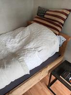 Steigerhout bed, Ophalen, 90 cm, Eenpersoons, Steigerhout