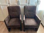 2 Mooie Bruine Eetkamerfauteuils, Huis en Inrichting, Stoelen, Ophalen, Twee, Bruin, Zo goed als nieuw