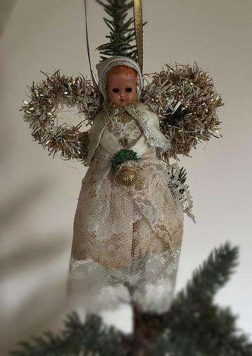 Wattenpopje kerstversiering feathertree kerstboom oud tinsel beschikbaar voor biedingen