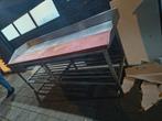 Slagerij Werktafel -  DIEPTE 81 CM, L250cm, Ophalen