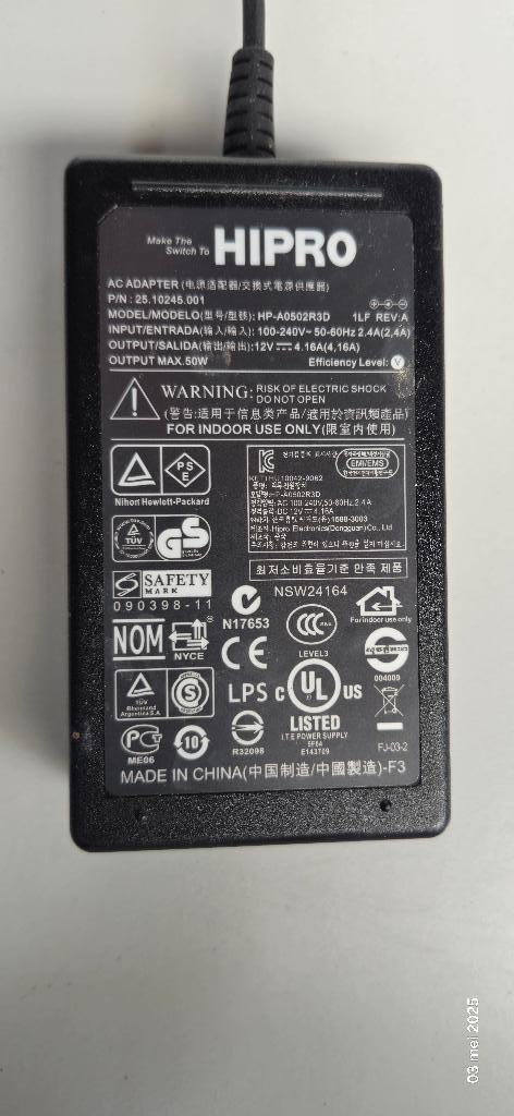 Hp Adapter HP-a0502r3d Thin client Hipro en overige, Ophalen of Verzenden, Gebruikt, Hp