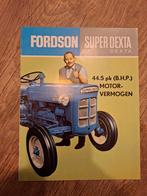 Folder Fordson Super Dexta Nederlandstalig, Ophalen of Verzenden, Gelezen