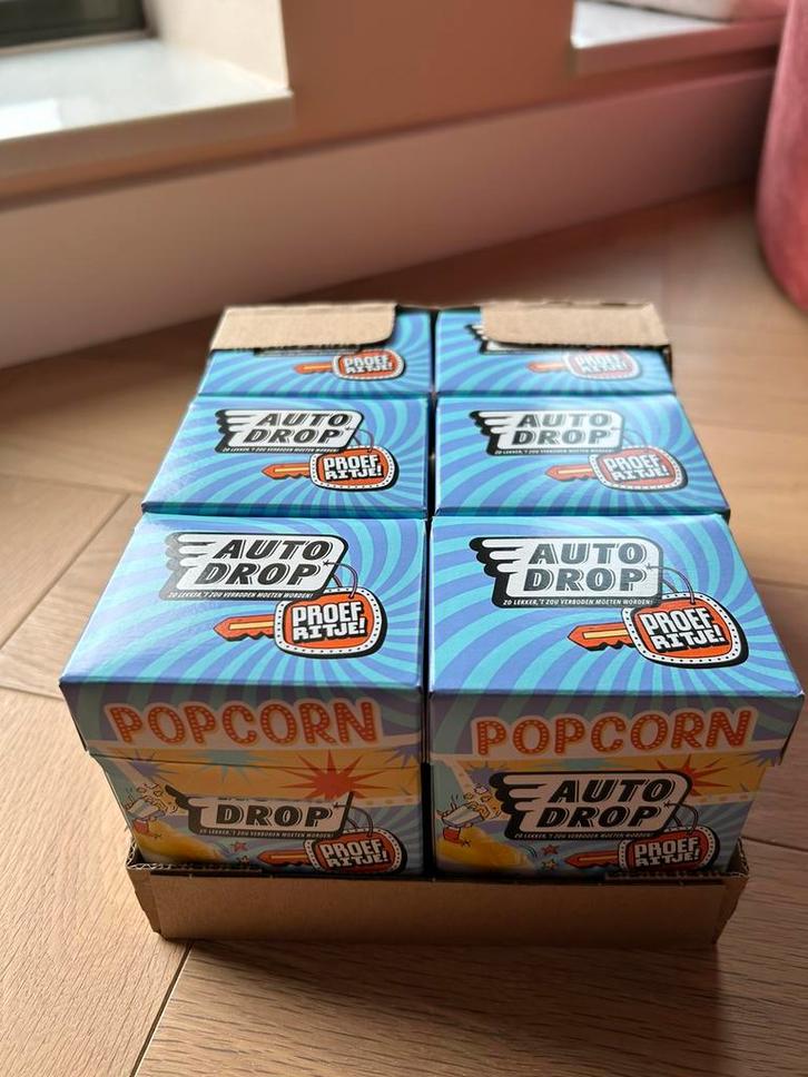 Autodrop proefritje popcorn (doos 6 stuks), Huis en Inrichting, Keuken | Keukenbenodigdheden, Nieuw, Ophalen